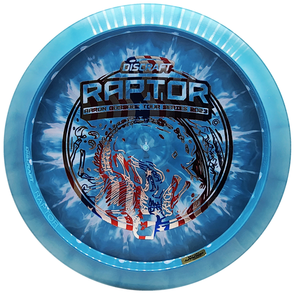 Discraft: Aaron Gossage 2023 Tour Series - Raptor - Blue/Flag