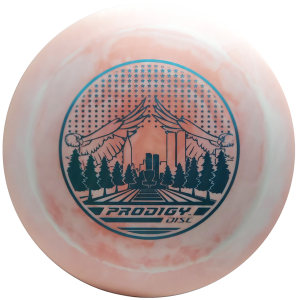 Prodigy: D2 Pro Distance Driver - Tribute - Salmon/White/Blue