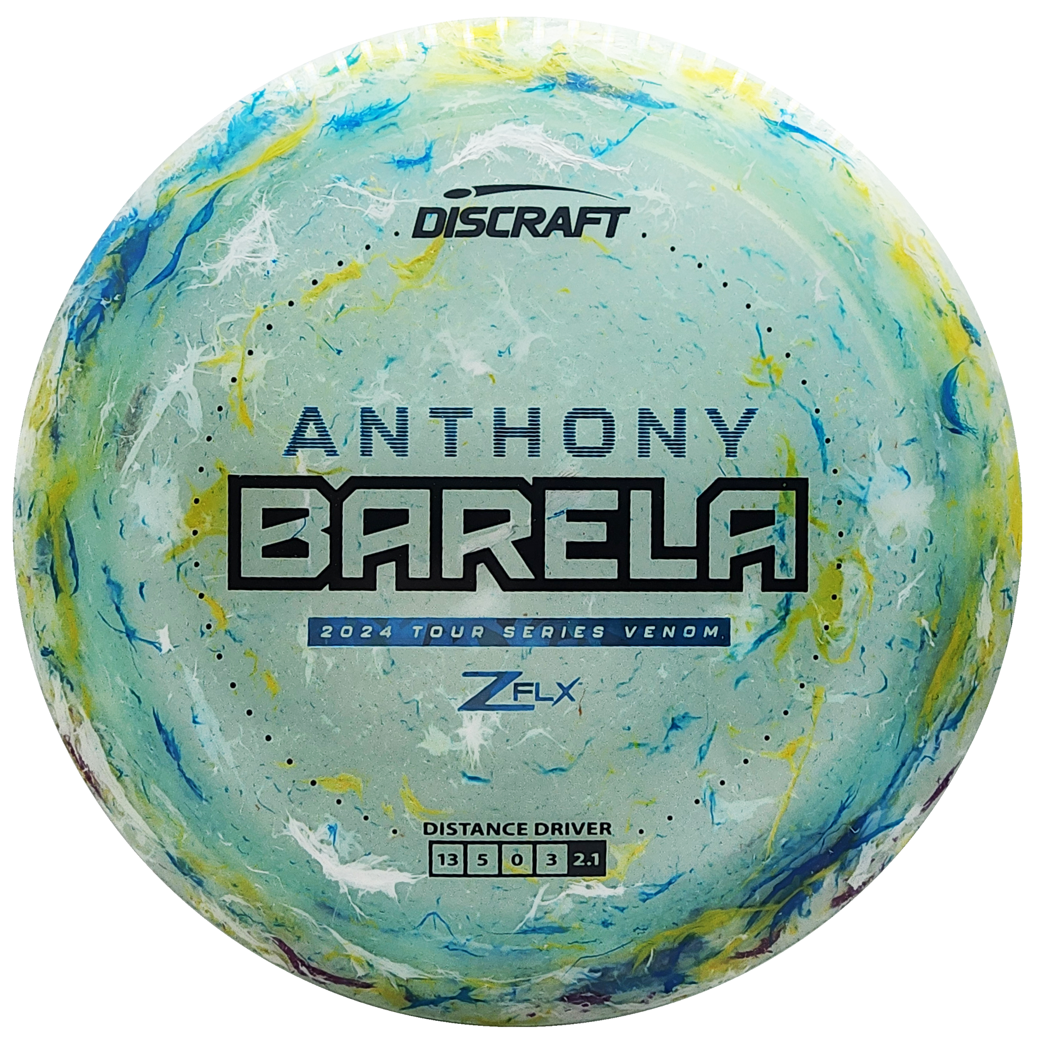 Discraft: 2024 Anthony Barela Tour Series Venom - Black/Blue