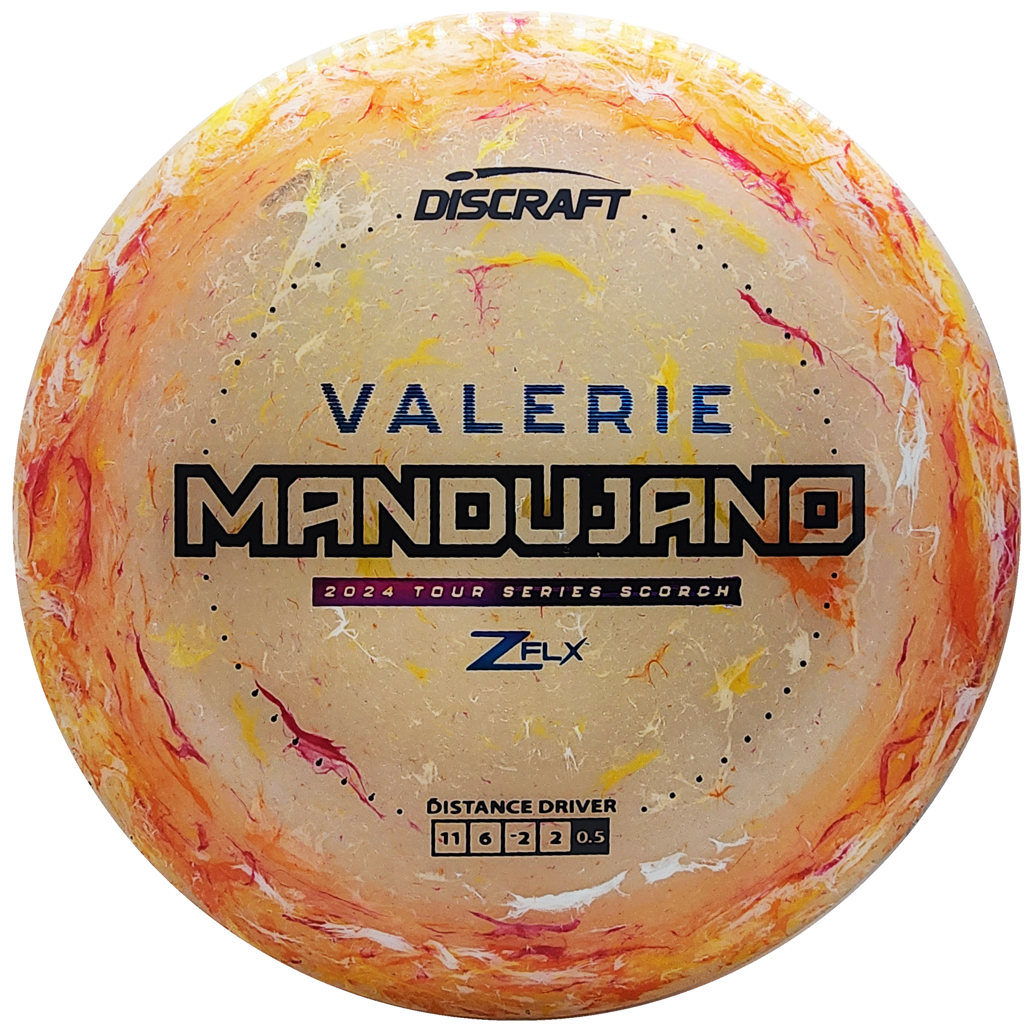 Discraft: 2024 Valerie Mandujano Tour Series Scorch - Black/Blue/Pink