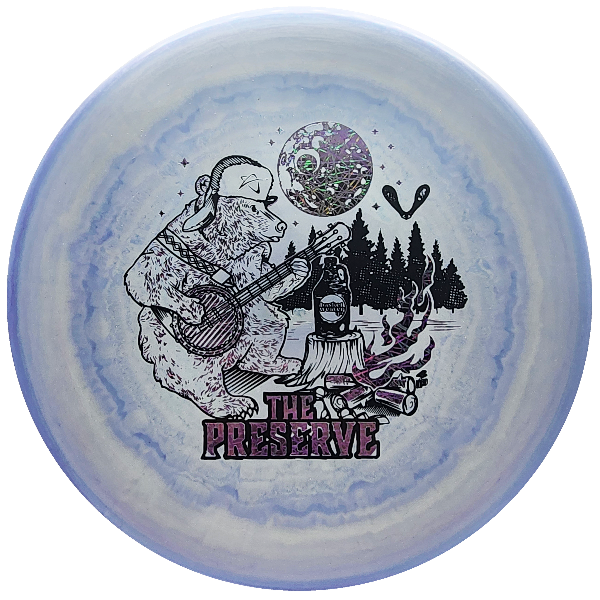 Prodigy: A5 300 Spectrum Plastic - "The Preserve Fireside" Stamp - Lavender/Light Blue/Black/Light Purple