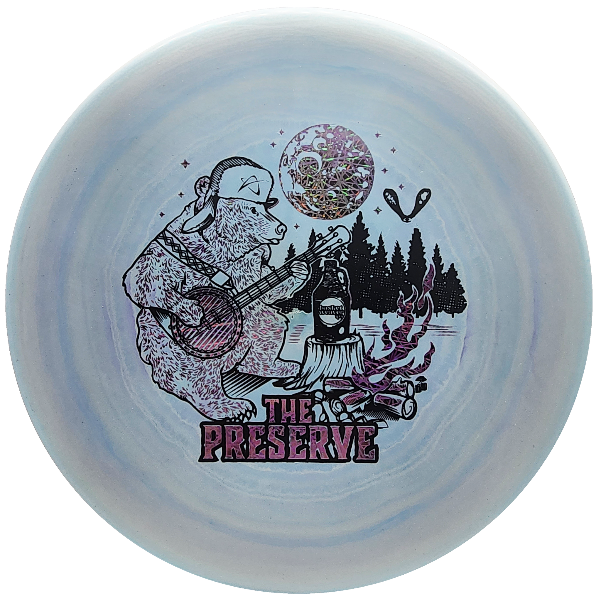 Prodigy: A5 300 Spectrum Plastic - "The Preserve Fireside" Stamp - Light Blue/Black/Light Purple