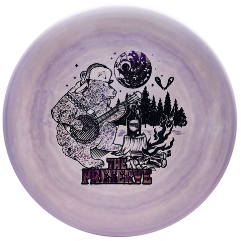 Prodigy: A5 300 Spectrum Plastic - "The Preserve Fireside" Stamp - Light Purple/Black/Purple/Silver