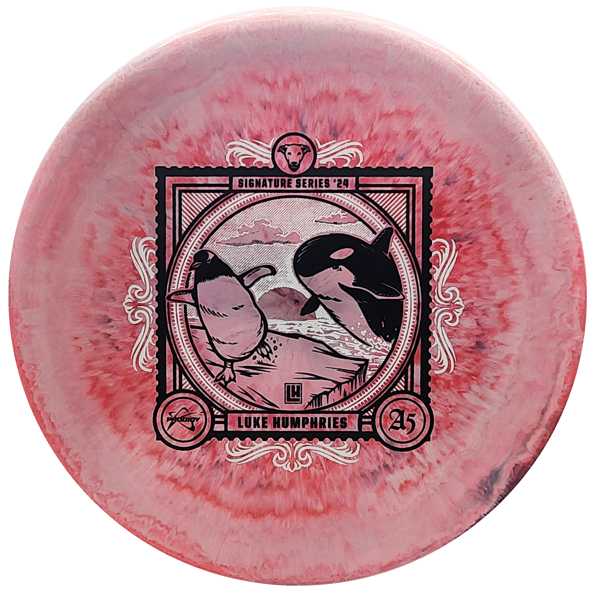 Prodigy: A5 Special Blend Spectrum Plastic  - Luke Humphries 2024 Signature Serties - Pink/Black/White