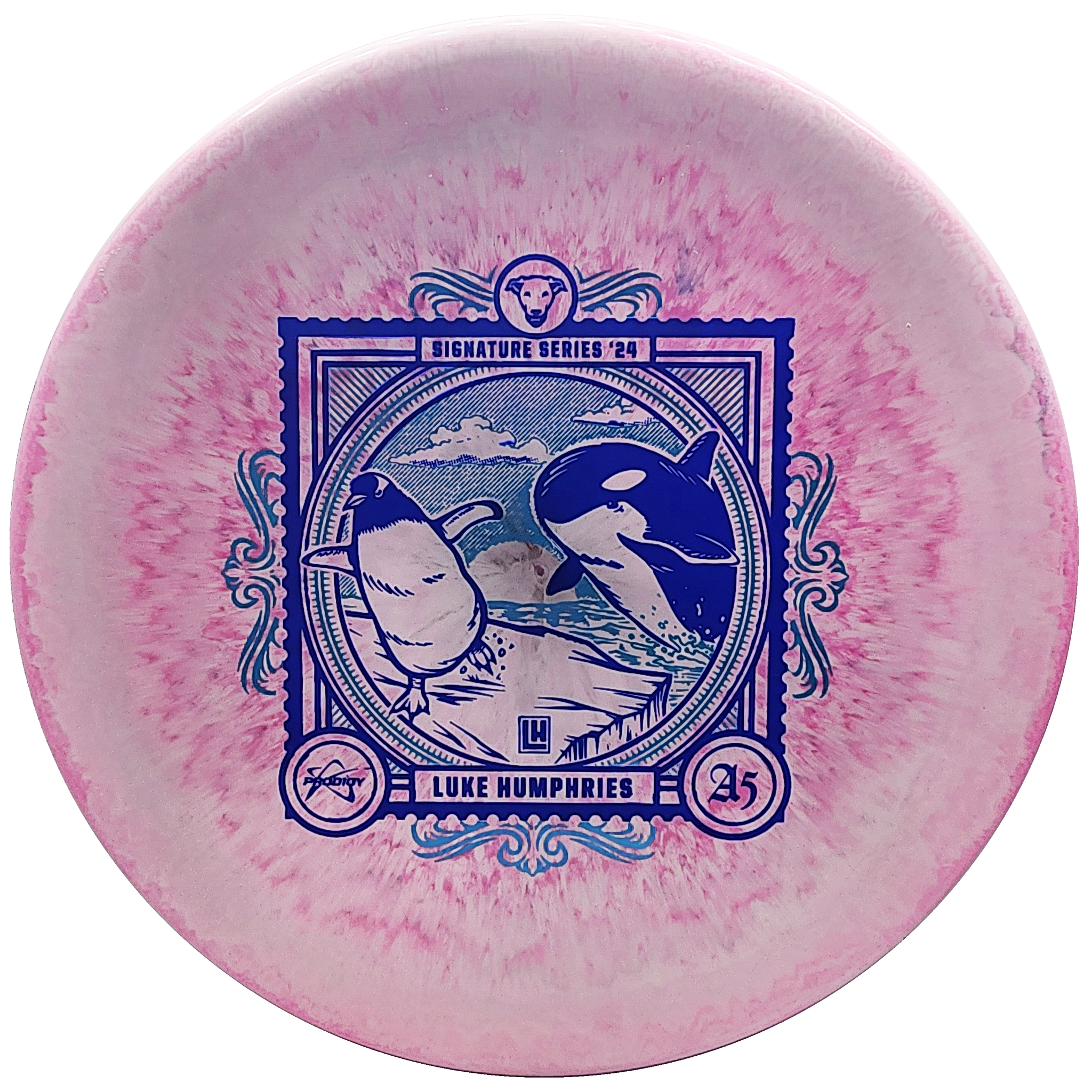 Prodigy: A5 Special Blend Spectrum Plastic  - Luke Humphries 2024 Signature Serties - Pink/Blue/Light Blue