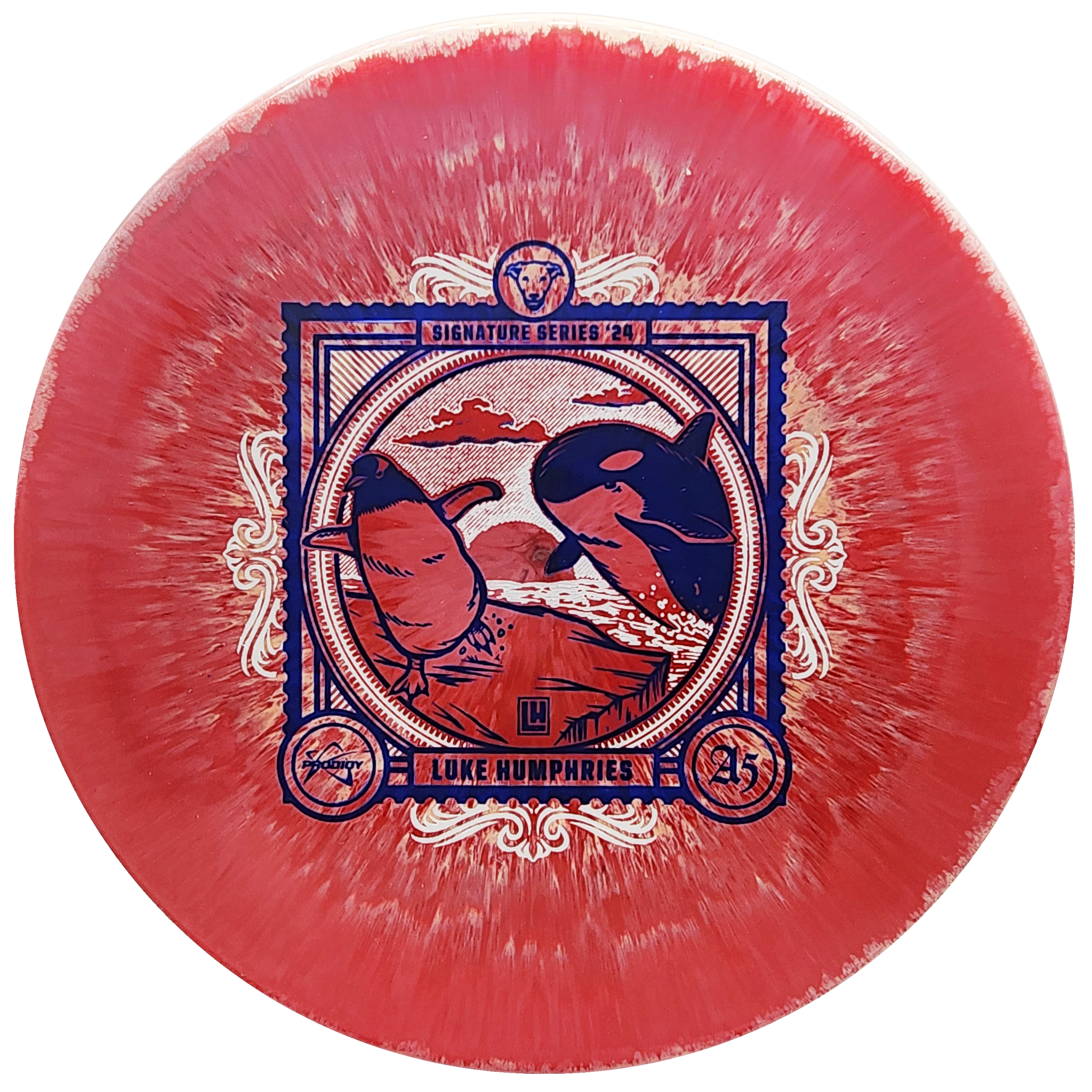 Prodigy: A5 Special Blend Spectrum Plastic  - Luke Humphries 2024 Signature Serties - Red/Blue/White