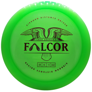 Prodigy: Airborn Falcor Distance Driver - 400 Plastic - Green/Red