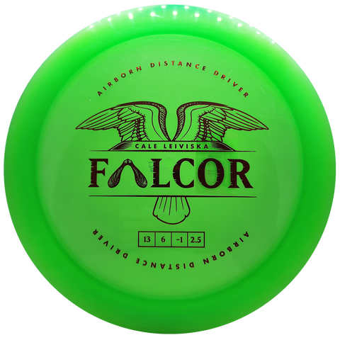 Prodigy: Airborn Falcor Distance Driver - 400 Plastic - Green/Red