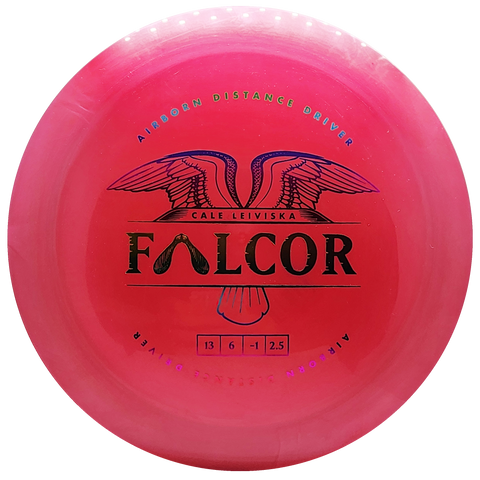 Prodigy: Airborn Falcor Distance Driver - 500 Plastic - Dark Pink/Rainbow