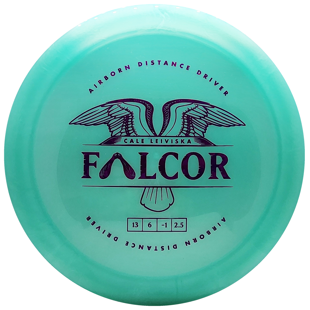 Prodigy: Airborn Falcor Distance Driver - 500 Plastic - Teal/Pink ...