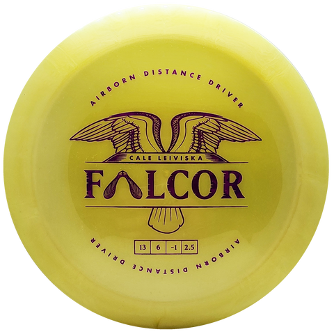 Prodigy: Airborn Falcor Distance Driver - 500 Plastic - Yellow/Pink