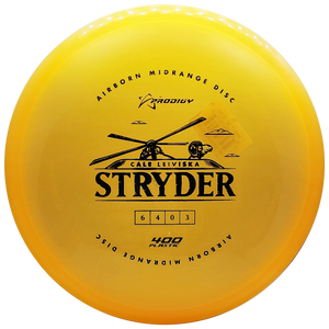 Prodigy: Airborn Stryder Midrange Disc - 400 Plastic - Amber/Dark Blue