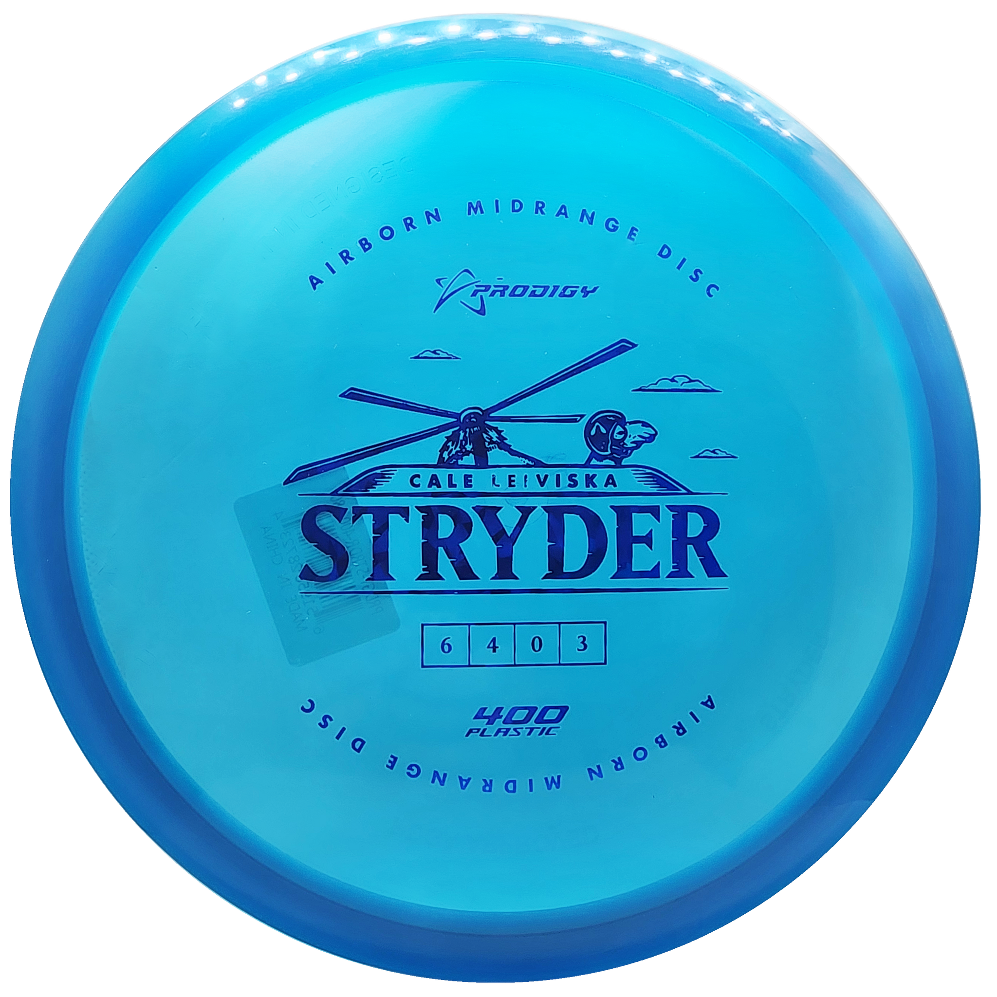 Prodigy: Airborn Stryder Midrange Disc - 400 Plastic - Blue/Blue