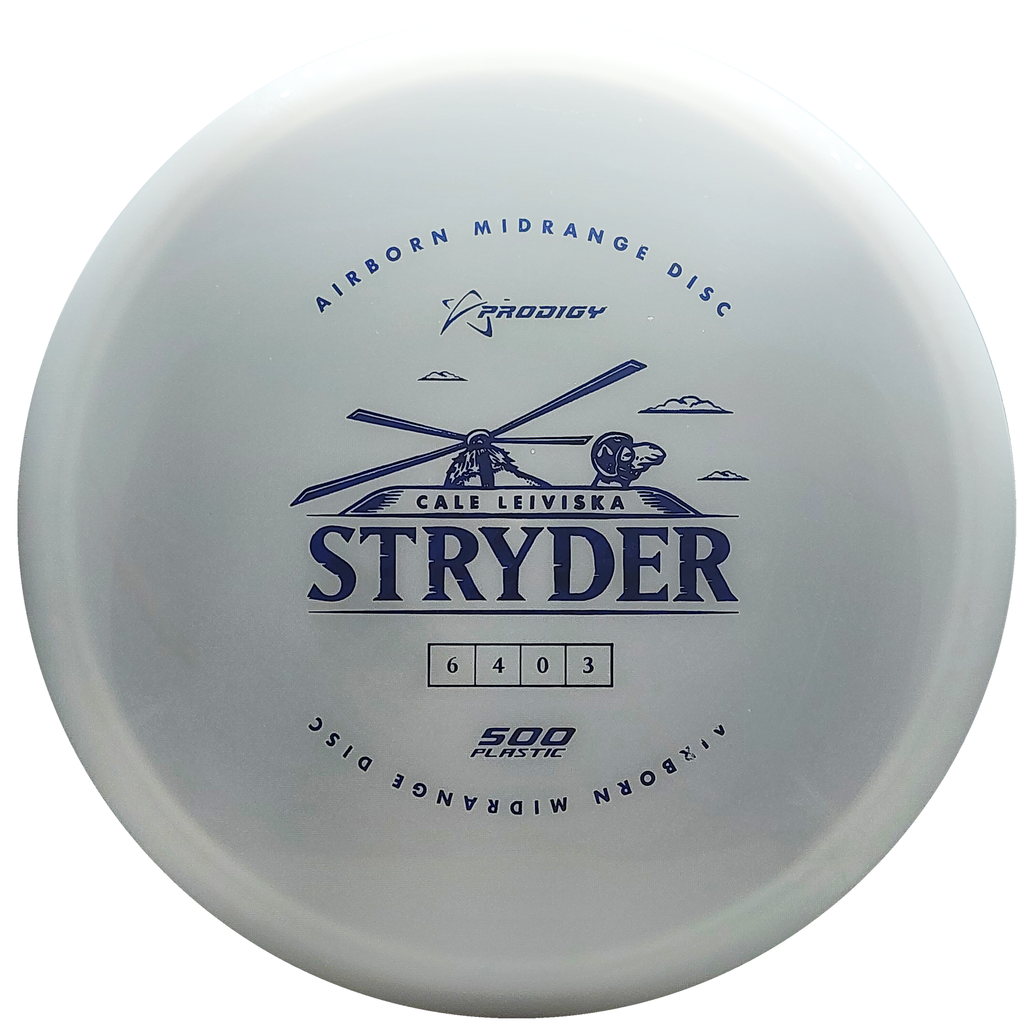 Prodigy: Airborn Stryder Midrange Disc - 500 Plastic - White/Blue