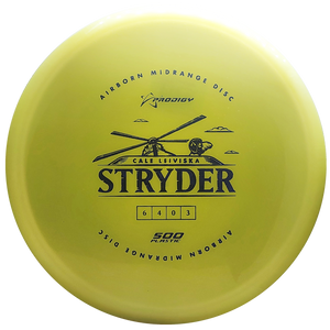 Prodigy: Airborn Stryder Midrange Disc - 500 Plastic - Yellow/Blue