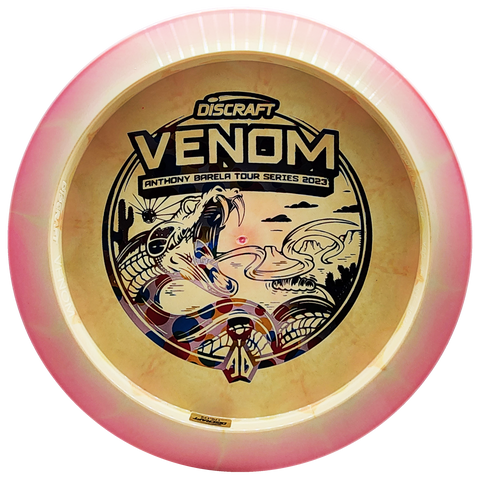 Discraft: Anthony Barela 2023 Tour Series - Venom - Yellow/Peach/Dots