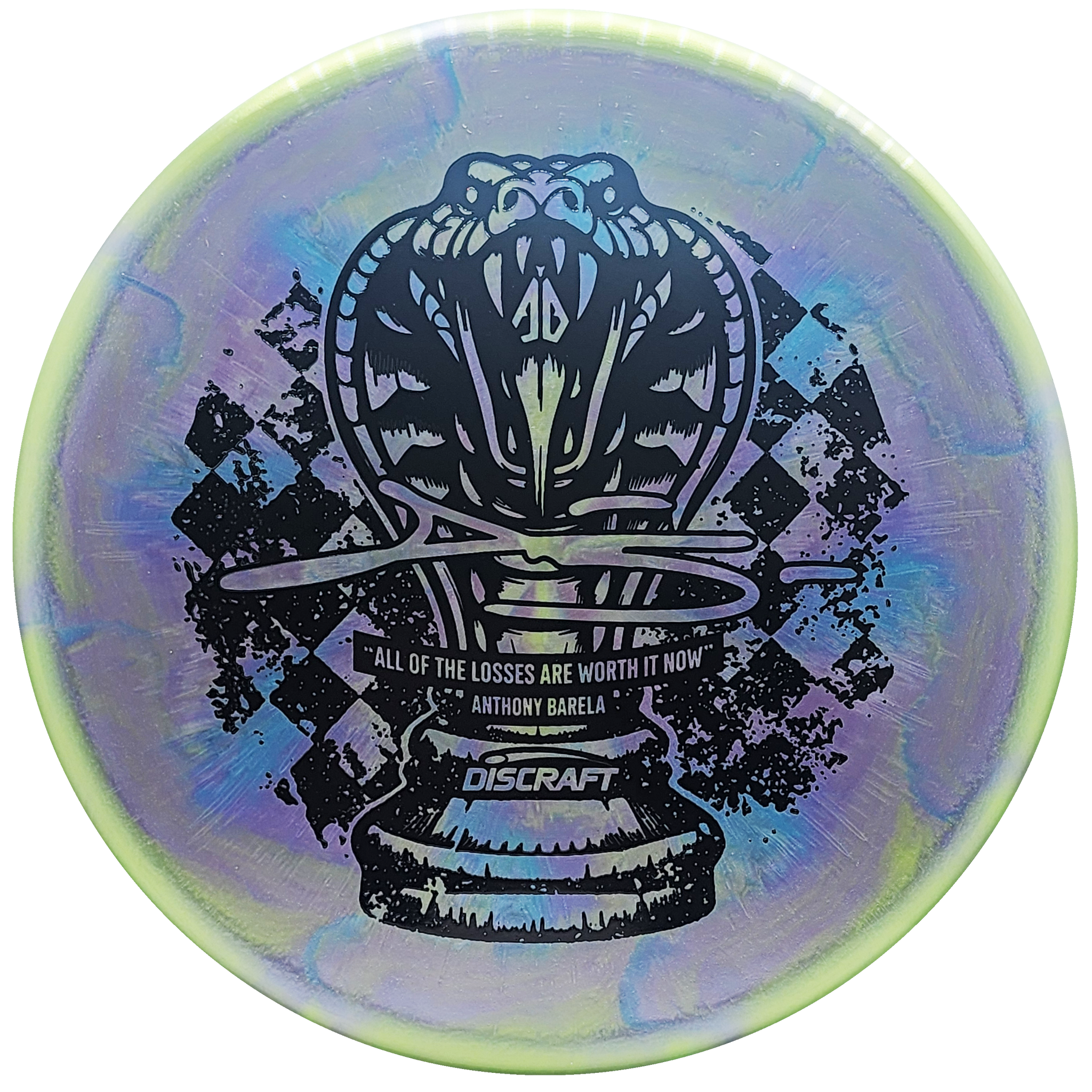 Discraft: Anthony Barela Ti Colorshift Zone - Green/Purple/Blue/Black