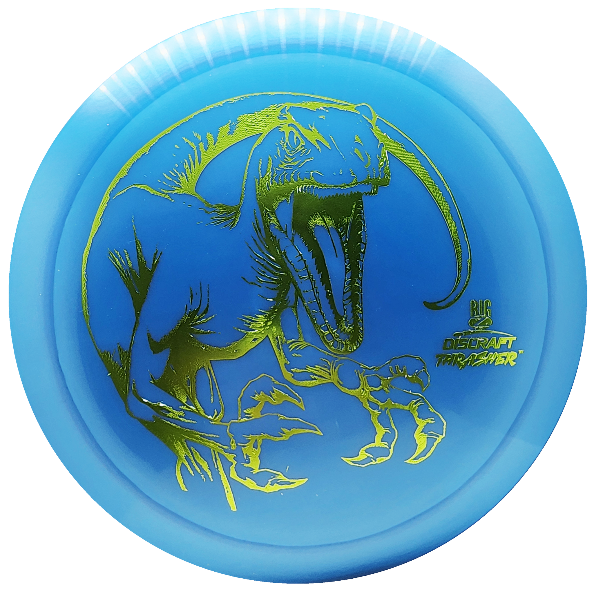 Discraft: Big Z Thrasher - Light Blue/Lime Green