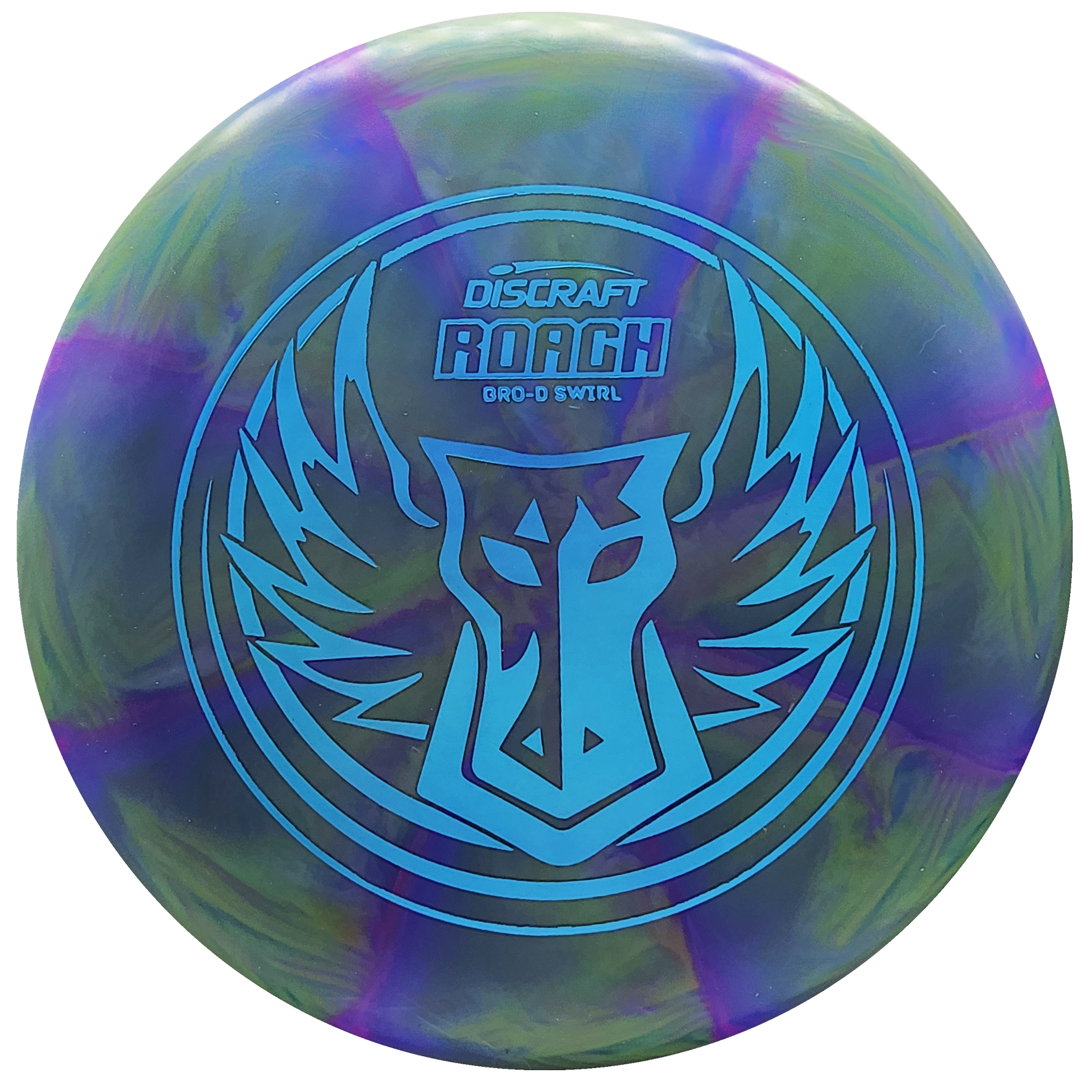 Discraft: Brodie Smith Bro-D Swirl Roach - Green/Blue/Purple/Blue