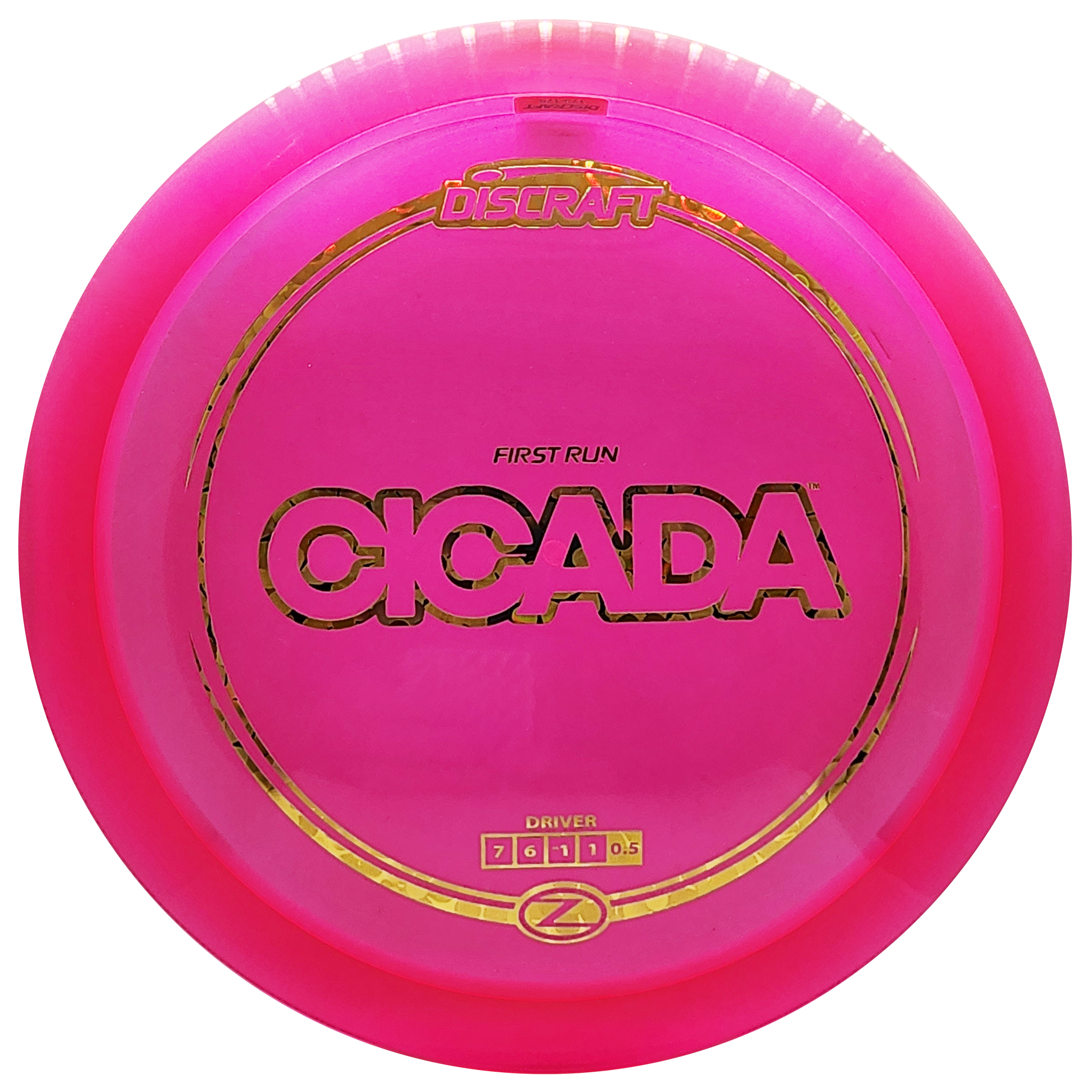 Discraft: First Run Z Cicada - Pink/Gold