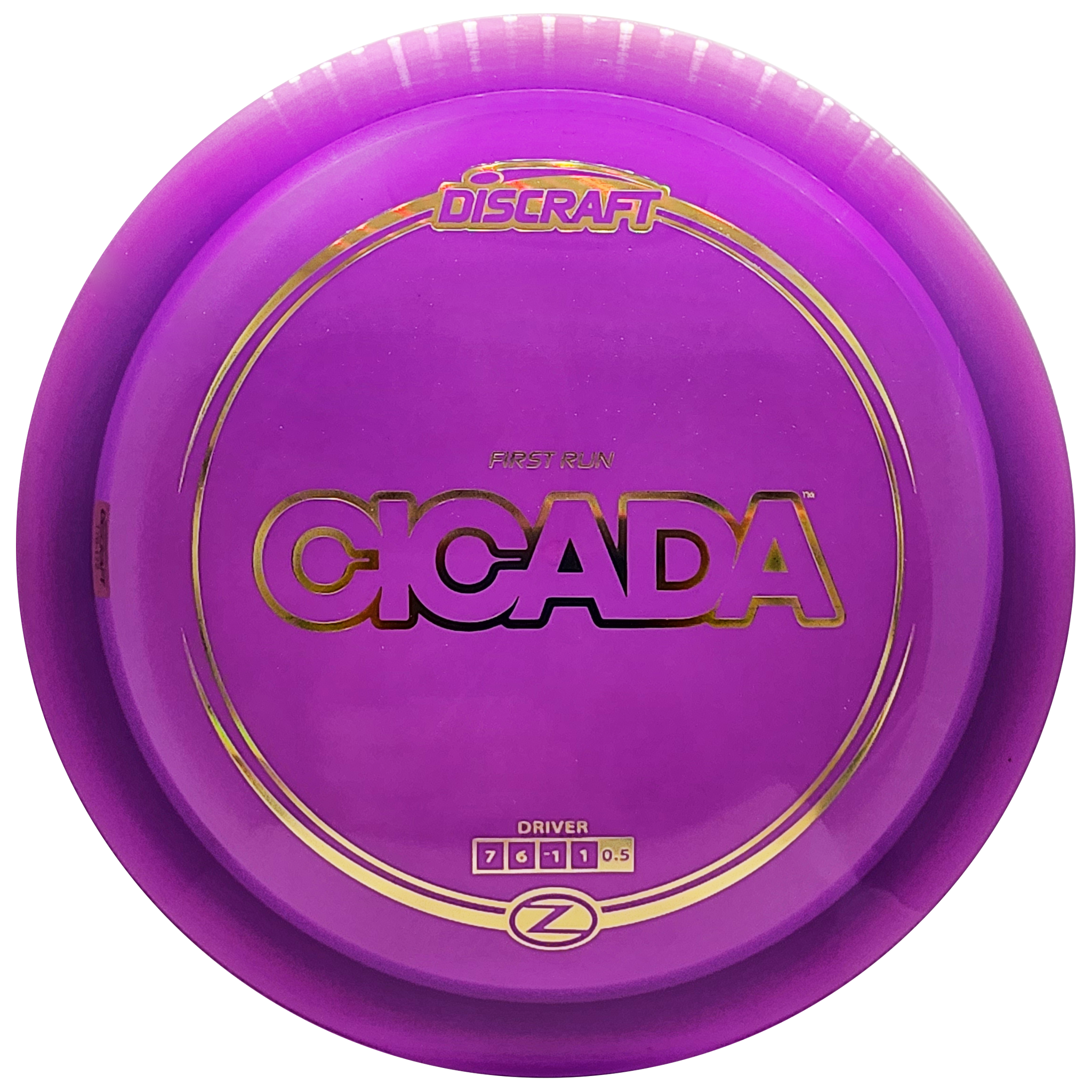 Discraft: First Run Z Cicada - Purple/Gold