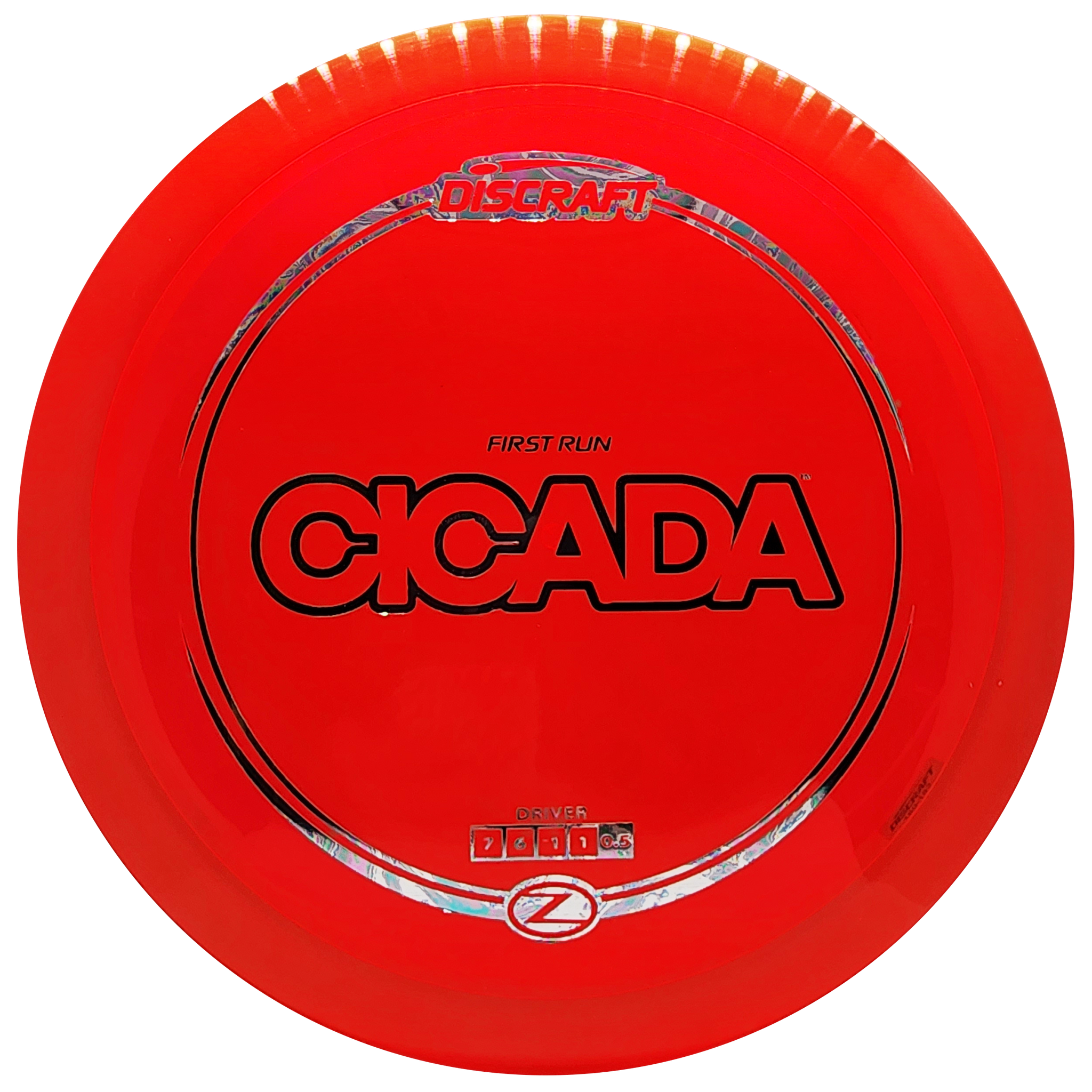 Discraft: First Run Z Cicada - Red/Silver