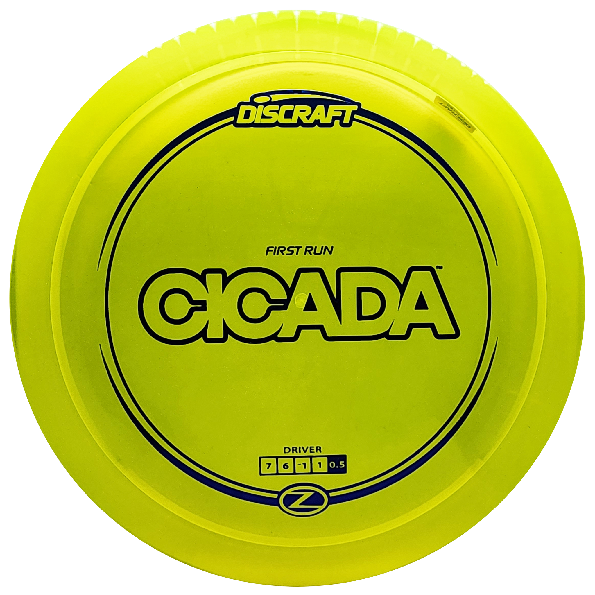 Discraft: First Run Z Cicada - Yellow/Blue