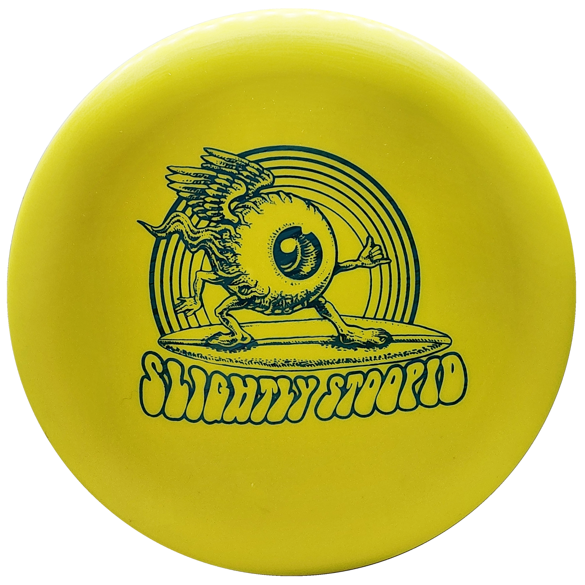 Discmania: D-Line P2 (Flex 2) - Slightly Stoopid Eyeball - Yellow/Teal