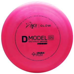 Prodigy: ACE Line D Model OS Distance Driver - DuraFlex GLOW Plastic - Pink/Blue