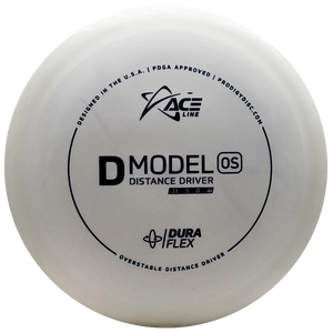 Prodigy: ACE Line D Model OS Distance Driver - DuraFlex Plastic - White/Black