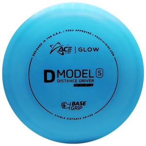 Prodigy: ACE Line D Model S Distance Driver - BaseGrip GLOW Plastic - Blue/Black