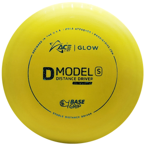 Prodigy: ACE Line D Model S Distance Driver - BaseGrip GLOW Plastic - Yellow/Blue