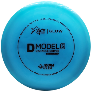 Prodigy: ACE Line D Model S Distance Driver - DuraFlex GLOW Plastic - Blue/Black