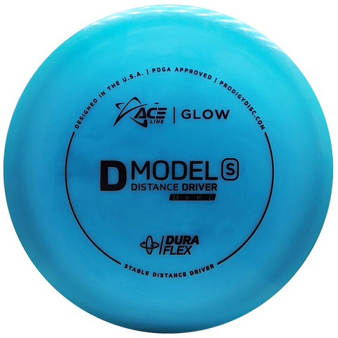 Prodigy: ACE Line D Model S Distance Driver - DuraFlex GLOW Plastic - Blue/Black