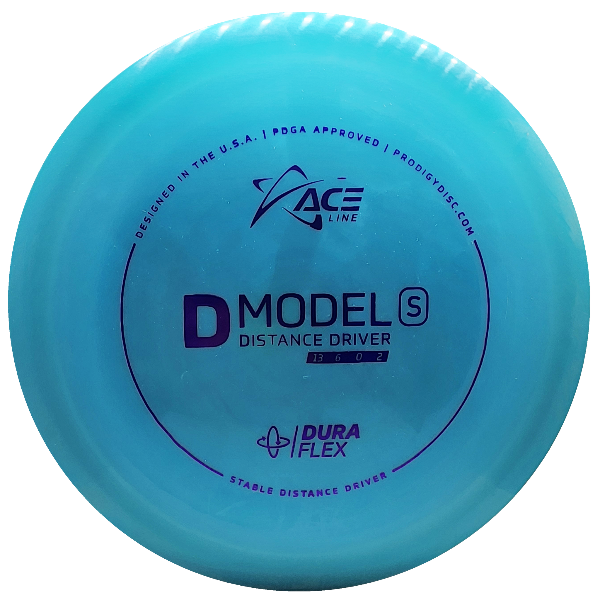 Prodigy: ACE Line D Model S Distance Driver - DuraFlex Plastic - Blue/Blue