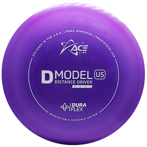Prodigy: ACE Line D Model US Distance Driver - DuraFlex Plastic - Purple/White