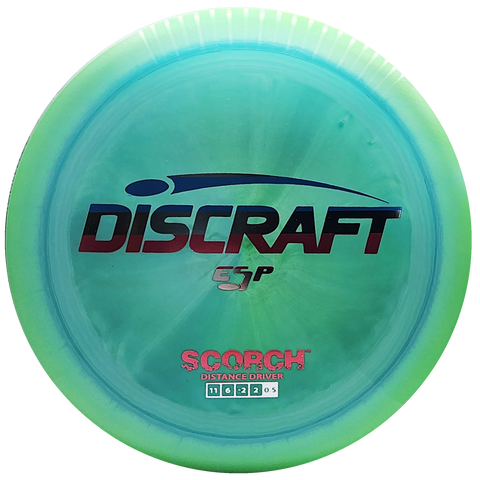 Discraft: ESP Scorch - Green/Blue/Stripes