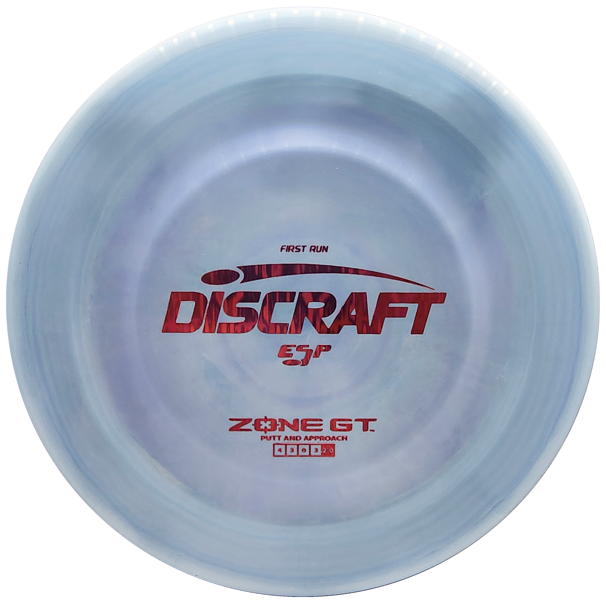 Discraft: First Run ESP Zone GT with Banger GT Top - Blue/Lavender/Pink