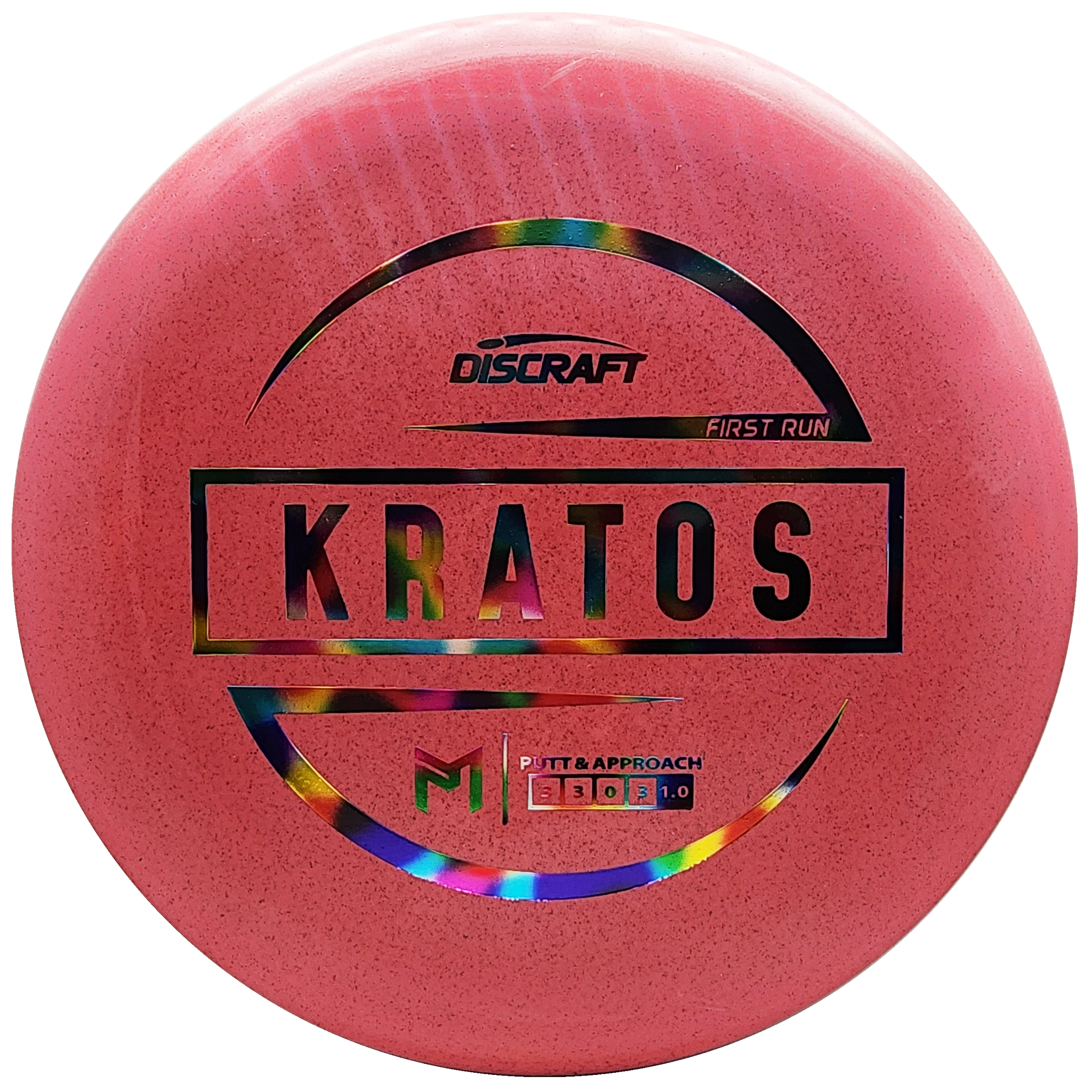 Discraft: First Run Paul McBeth Kratos - Red/Rainbow