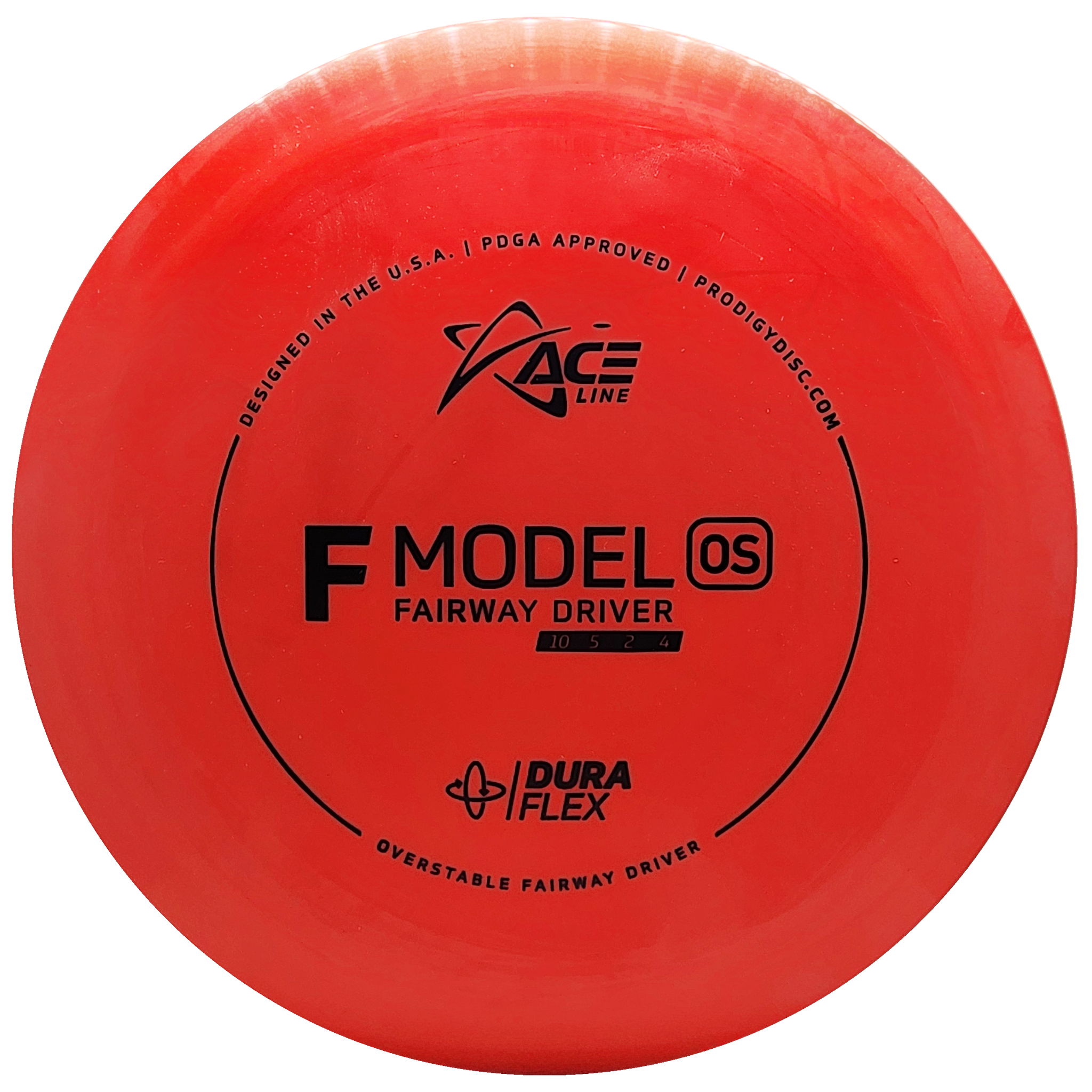 Prodigy: ACE Line F Model OS Fairway Driver - DuraFlex Plastic - Red/Black