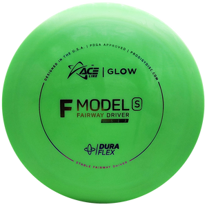 Prodigy: ACE Line F Model S Fairway Driver - DuraFlex GLOW Plastic - Green/Rainbow