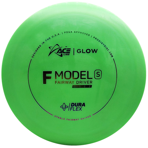 Prodigy: ACE Line F Model S Fairway Driver - DuraFlex GLOW Plastic - Green/Rainbow