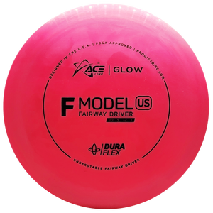 Prodigy: ACE Line F Model US Fairway Driver - DuraFlex GLOW Plastic - Pink/Black