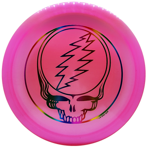 Discmania: Grateful Dead - Chroma C-Line FD (Steal Your Face) - Pink/Rainbow