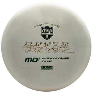 Discmania: Grateful Dead - C-Line MD1 (Dancing Bears) - White/Green/Gold