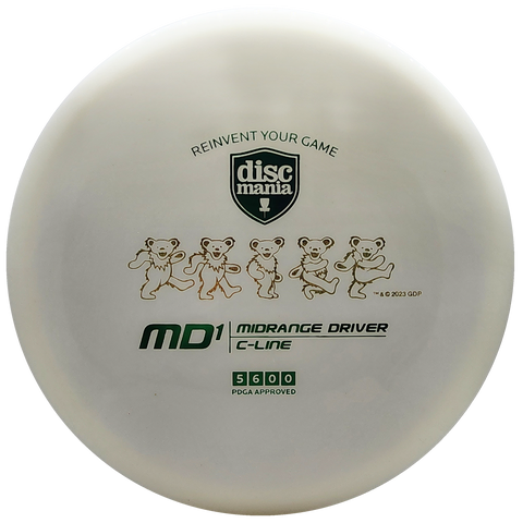 Discmania: Grateful Dead - C-Line MD1 (Dancing Bears) - White/Green/Gold