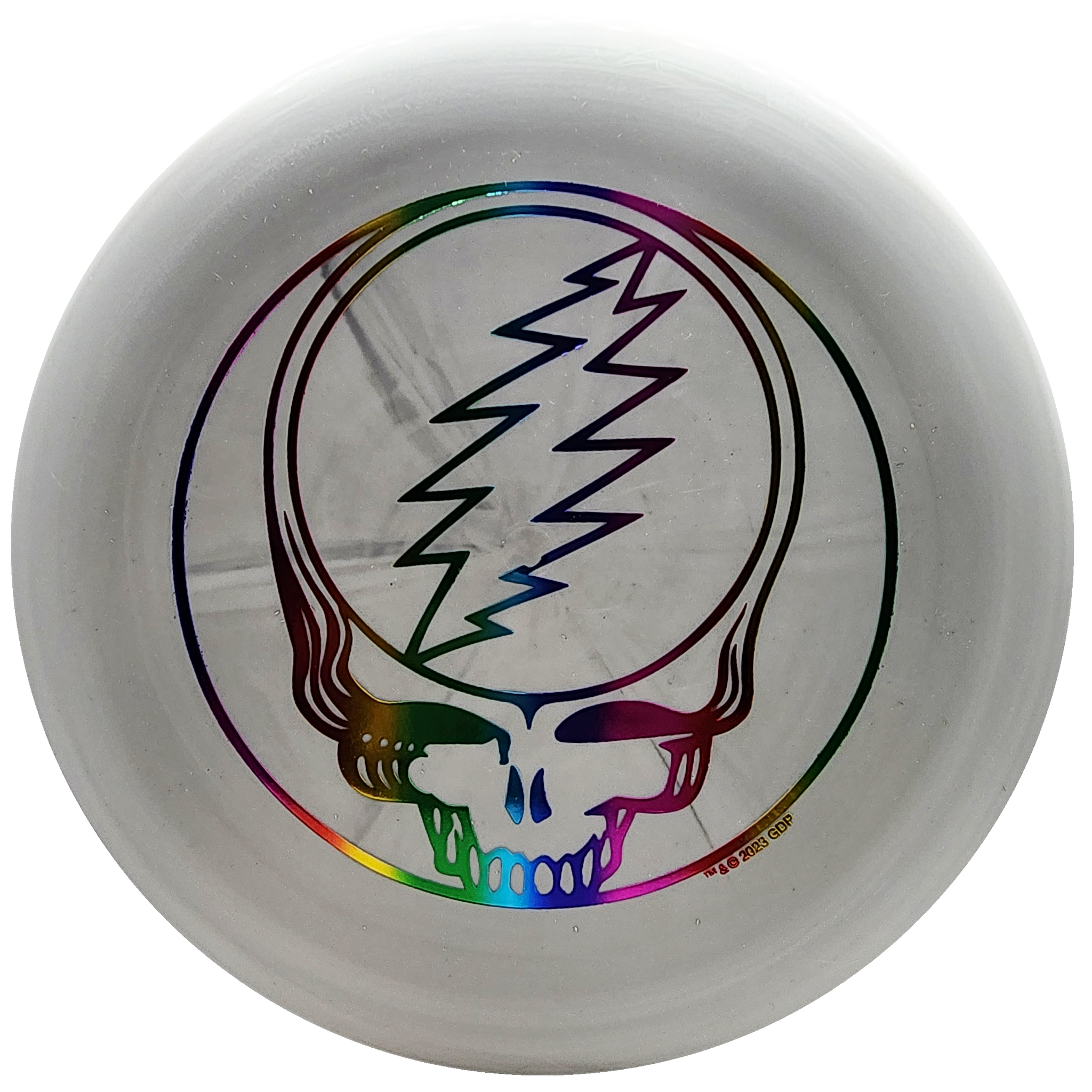 Discmania: Grateful Dead - Flex 1 D-Line P2 (Steal Your Face) - Grey/Rainbow