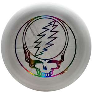 Discmania: Grateful Dead - Flex 1 D-Line P2 (Steal Your Face) - Grey/Rainbow