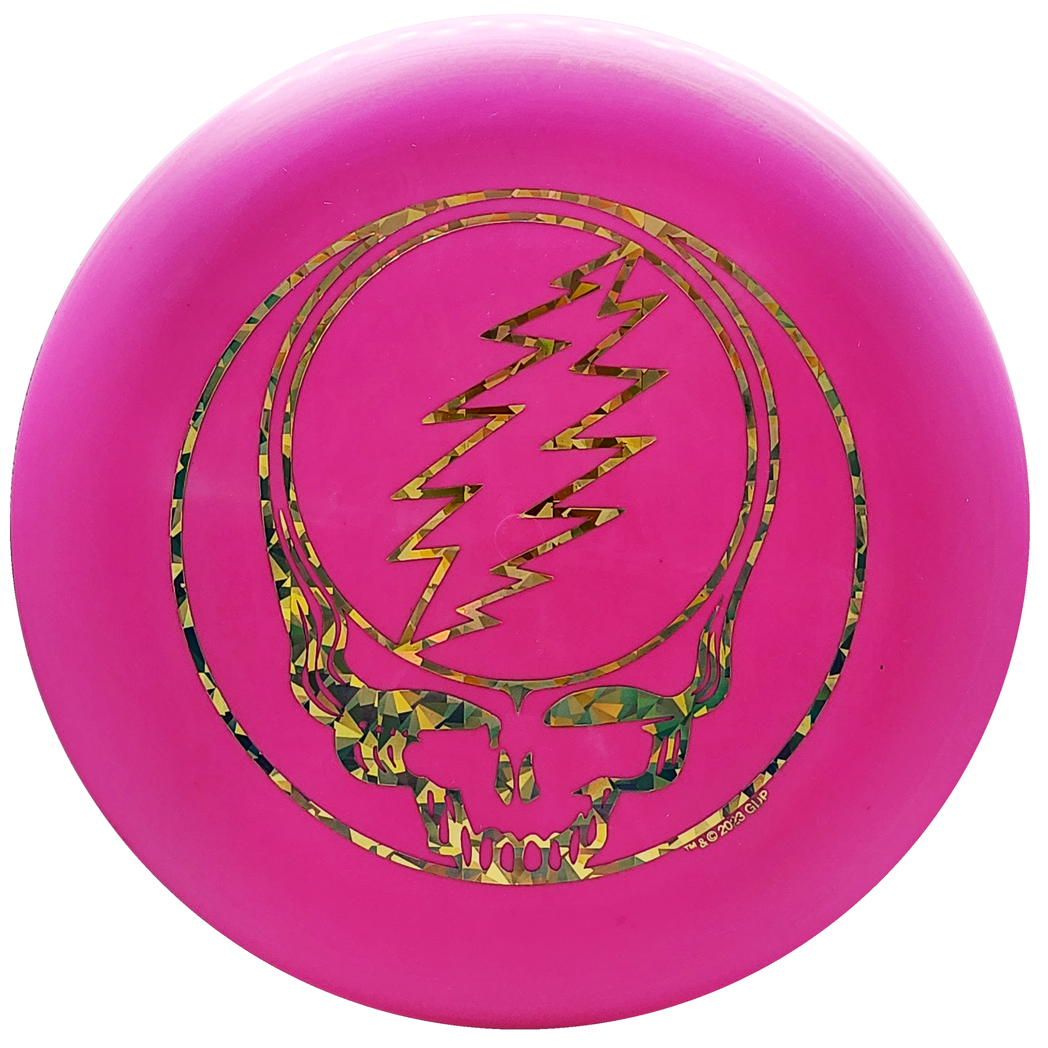 Discmania: Grateful Dead - Flex 1 D-Line P2 (Steal Your Face) - Pink/Gold