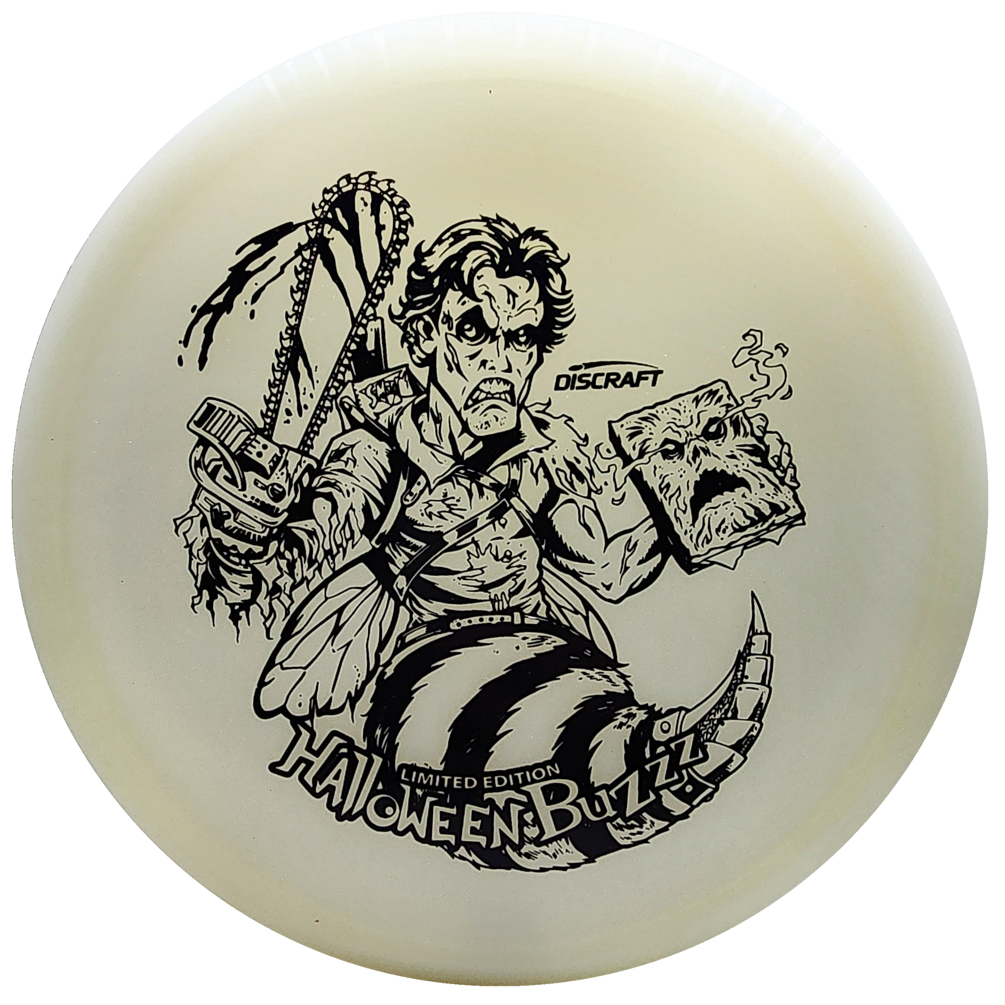 Discraft: Limited Edition 2023 Halloween Z Buzzz Nite Glo - White/Black